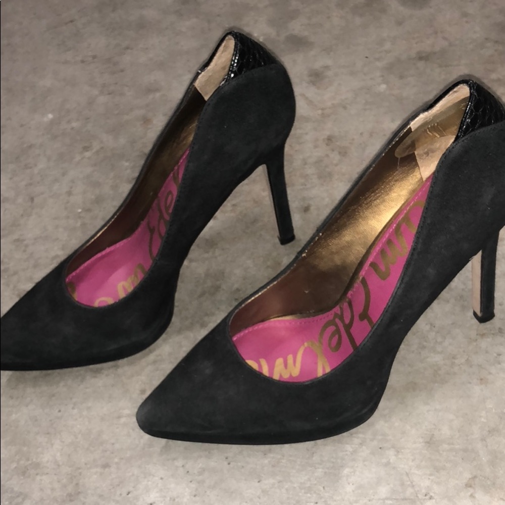 Sam Edelman black pointed heels
